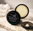 Texture riche du Baume SOS Rescue Les Huilettes, soin nourrissant pour les zones sèches et fragilisées.