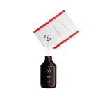 Poudre de gel douche Less is More à diluer avec de l’eau pour obtenir un gel douche rechargeable osmanthus jasmin.