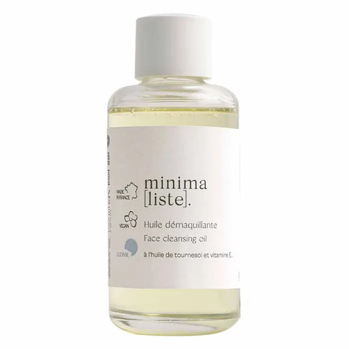 Huile Démaquillante Minimaliste, huile visage et yeux bio pour éliminer le maquillage même waterproof sélectionnée par Inura.