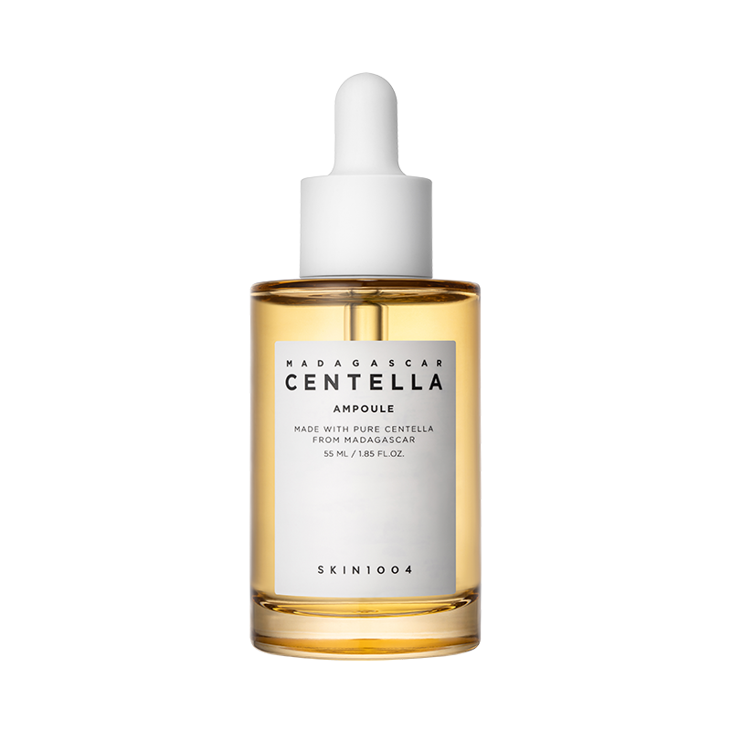 Ampoule apaisante Madagascar Centella SKIN1004, soin visage hydratant à la centella asiatica sélectionné par Inura.