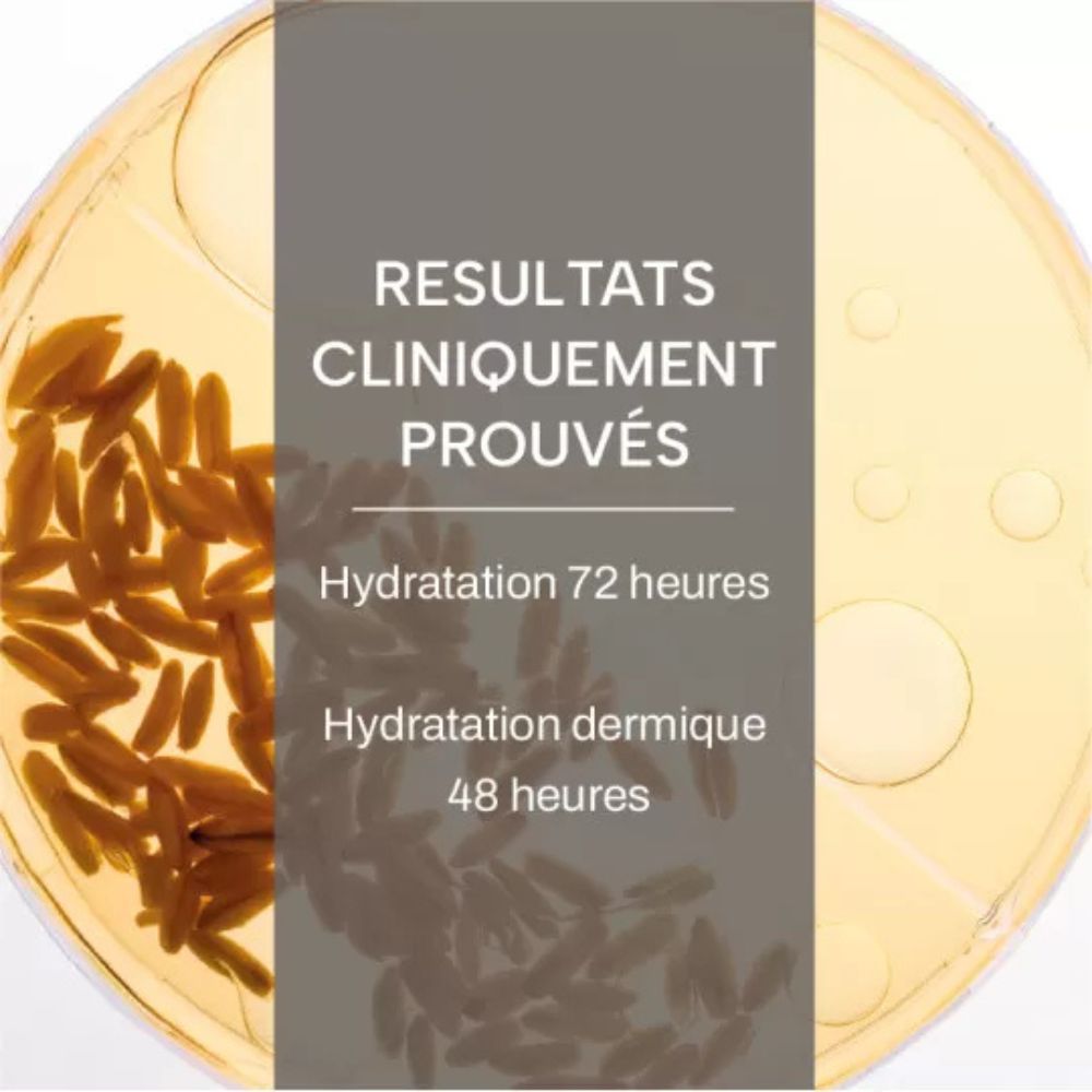 Visuel des résultats d’hydratation du Cactus Bouncy Serum Whamisa pour une peau plus rebondie et lumineuse.