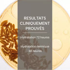 Visuel des résultats d’hydratation du Cactus Bouncy Serum Whamisa pour une peau plus rebondie et lumineuse.
