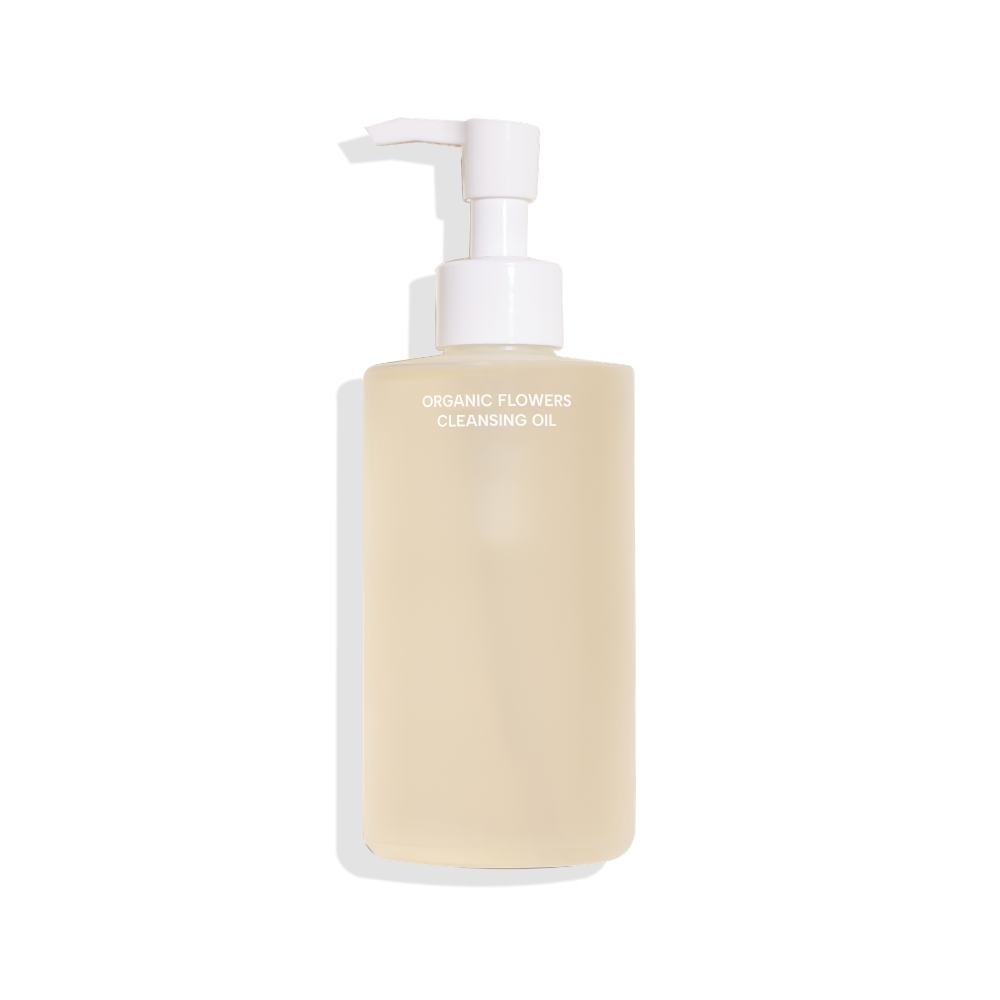 Huile démaquillante aux fleurs bio fermentées Whamisa, nettoyant visage K-Beauty pour maquillage et impuretés sélectionné par Inura.