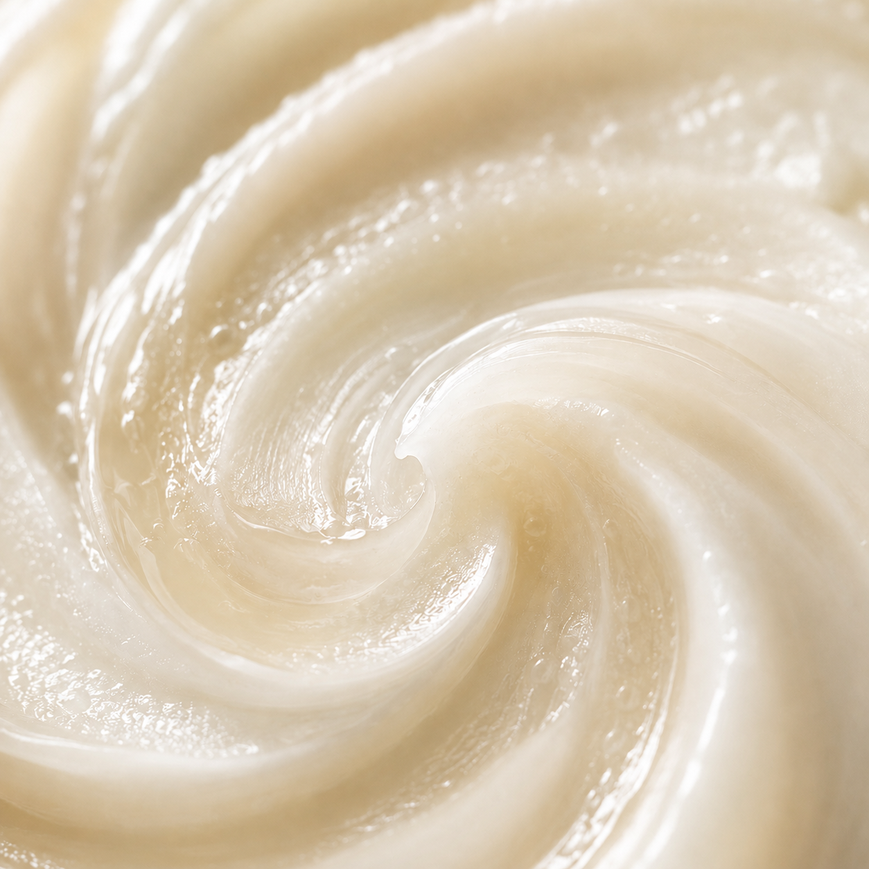 Carte page marque Whamisa avec texture crème onctueuse, visuel sensoriel pour les soins K-Beauty aux fleurs bio fermentées.